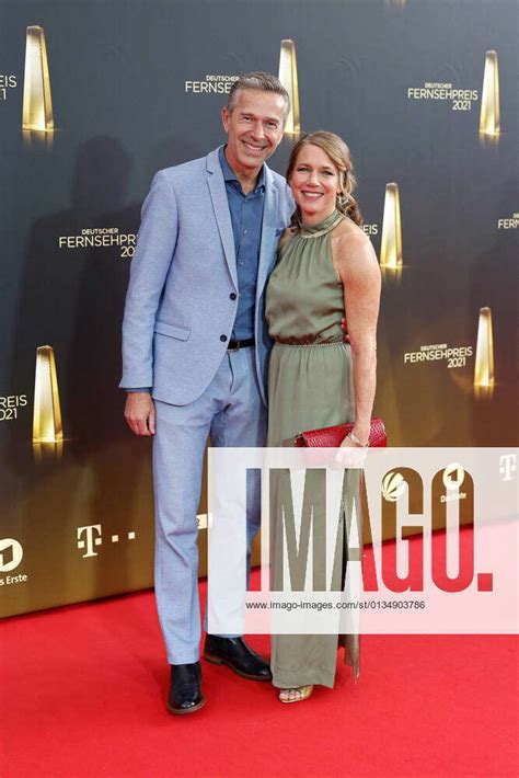 Dirk Steffens With Wife Dr Sabine Armsen At The Award Ceremony Of The