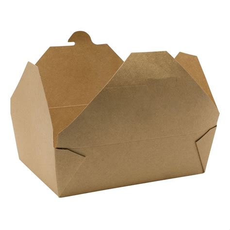 3 Kraft Paper Take Out Food Container 85 X 6 X 25 G And L Distributors Ltd