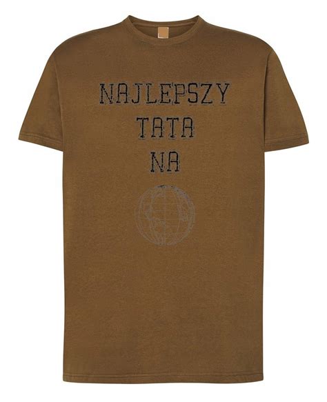 T Shirt Dzień Taty Najlepszy TATA na Świecie r XXL Inna marka Moda