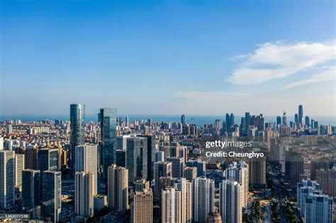 Qingdao City Skyline High-Res Stock Photo - Getty Images