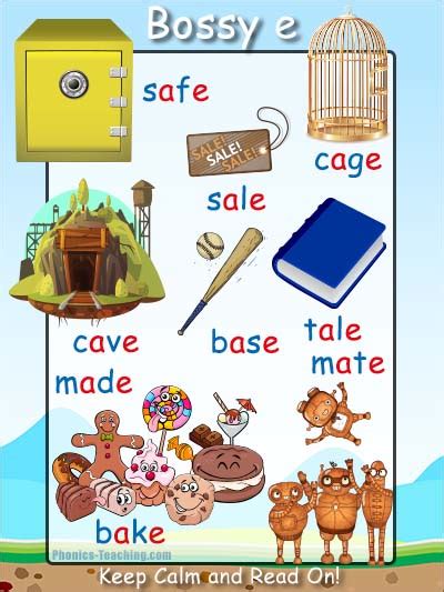 Bossy E ae 3 poster - phonics-teaching.com