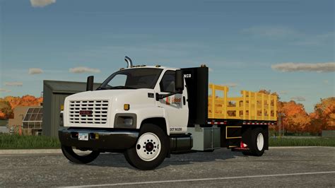 GMC C8500 Flatbed Cone Truck v1.0 FS22 Mod | Farming Simulator 22 Mod