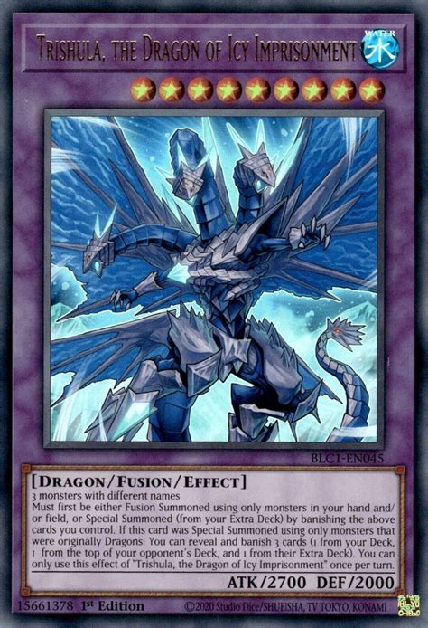 Blc En Trishula The Dragon Of Icy Imprisonment Yu Gi Oh