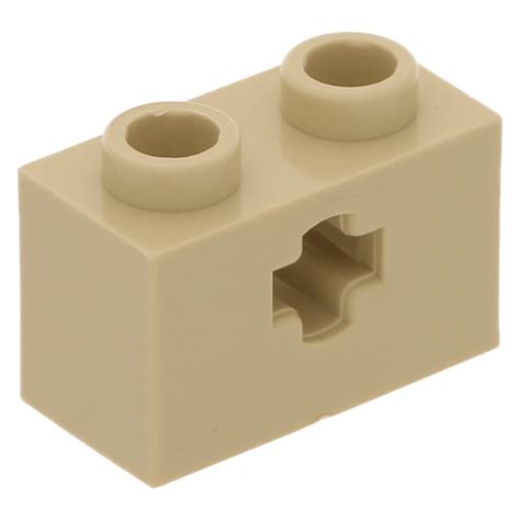 Lego Einzelteil Tan Technic Brick X With Axle Hole Bei