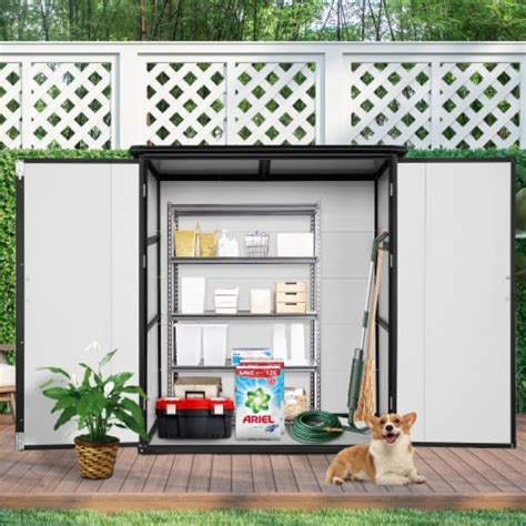 Simplie Fun Durable, Spacious and Secure Outdoor Storage Shed with ...