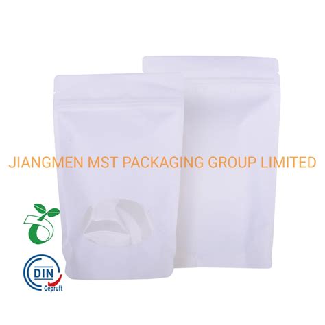 Din Certificate Laminated Material Reseal Bags For Flour Packaging