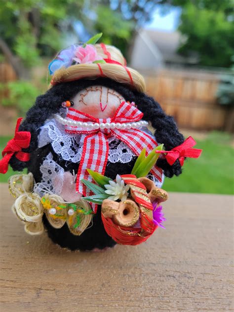 Colombian Campesina Alpargatas And Flower Basket Decorative Etsy