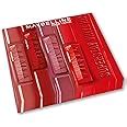 Maybelline New York Coffret 4 Rouges à Lèvres Liquides Effet Vinyl