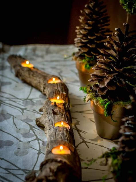 Make A Rustic Branch Tealight Holder HGTV