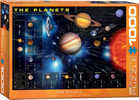 The Planets Space Exploration Eurographics 1000 Pieces Jigsaw