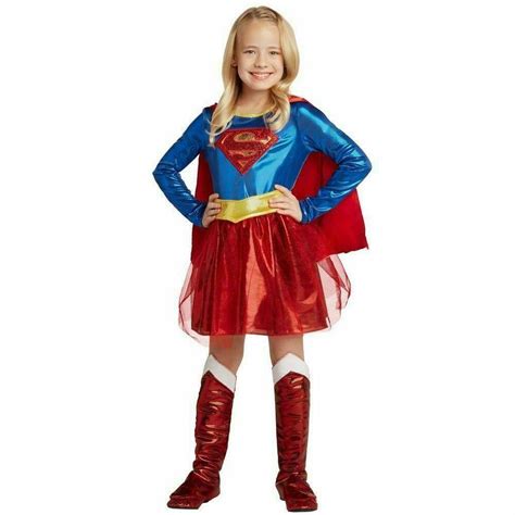 Dc Super Hero Girls Supergirl Costume Medium 7 8