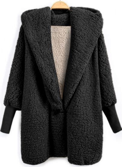 Loose Coats Long Sleeves Coats Batwing Coat Beloved Clothing Long Hooded Coat Woolen