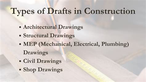 Ppt All About Drafting In Construction Projects Powerpoint