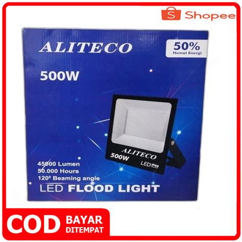 Jual Kap Lampu Sorot Led Aliteco 500 Watt Kap Lampu Tembak 500 Watt