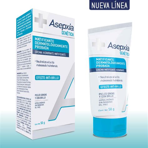 Asepxia Gen Crema Matificante Hidratante Anti Brillo G Perfumeria