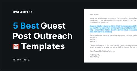 Best Guest Post Outreach Email Templates To Try Today