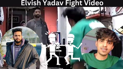 Elvish Yadav Fight Real Maxtern Video Viral Out With Youtuber Real