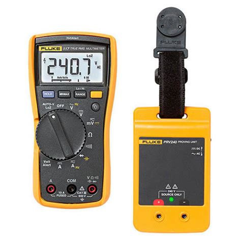 Fluke 117 FLUKE 117 True RMS AC DC HVAC Multimeter W Temperature