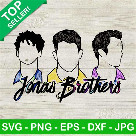 Jonas Brothers SVG Nick Joe Kevin Jonas Jobros SVG Jonas Brothers