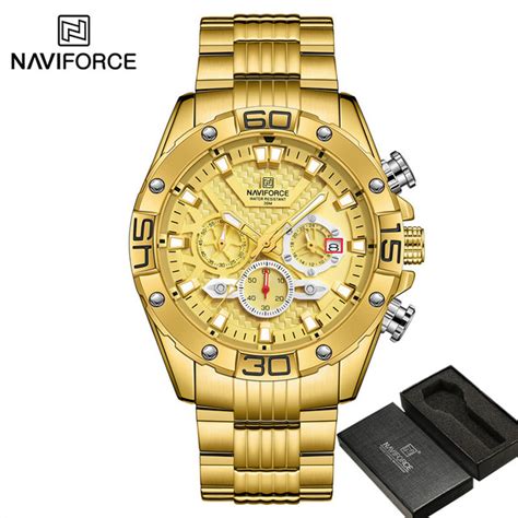 Naviforce 8019 CH Gold Price In Bangladesh Econaz