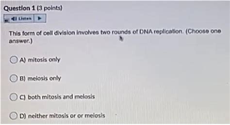 Solved Question 1 3 Points