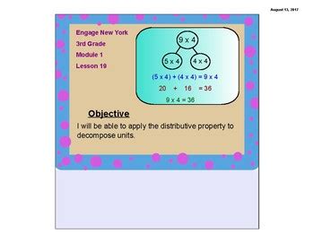 Engage New York Eureka Math Rd Grade Module Pdf Files Tpt