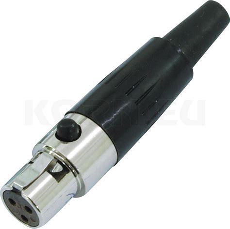 Mini XLR Stecker Female 3 Polig