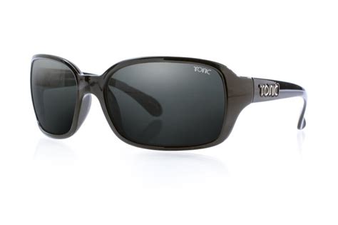 Tonic Cove Polarised Sunglasses With Glass Grey Photochromic Lens And Black Frame