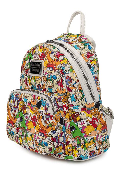 Nickelodeon Nick Rewind Gang Aop Loungefly Mini Backpack