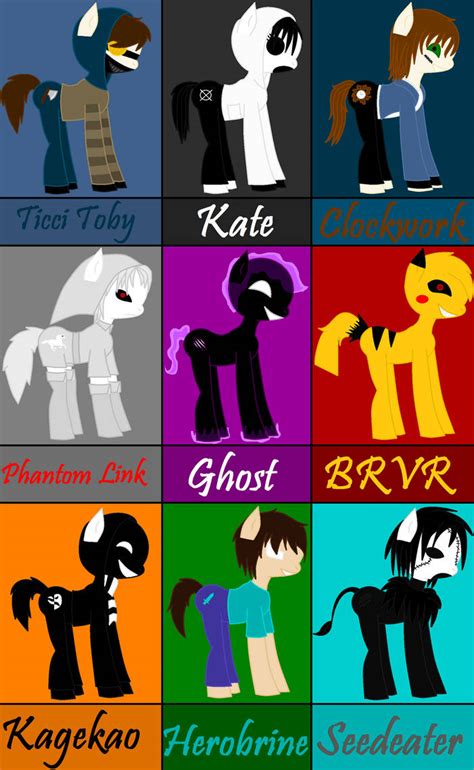 Creepypastas As Ponies 3 By Howlinghill On Deviantart