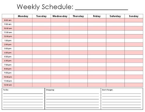 20 Weekly Hourly Planner Template – Simple Template Design