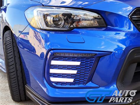 Wr Blue Clear D Drl Dynamic Signal Front Fog Light Bezels For My