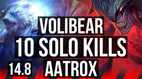 Volibear Vs Aatrox Top Solo Kills Games