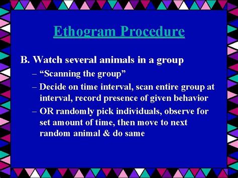 Ethogram Notes Charting Animal Behavior Ethogram behavior inventory