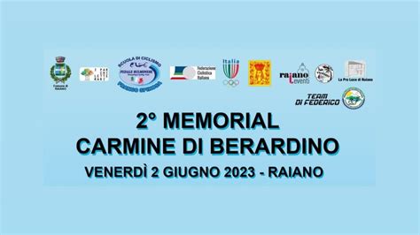 RAIANO 2MEMORIAL CARMINE DI BERARDINO CAT ED DA ES CAMPIONATI