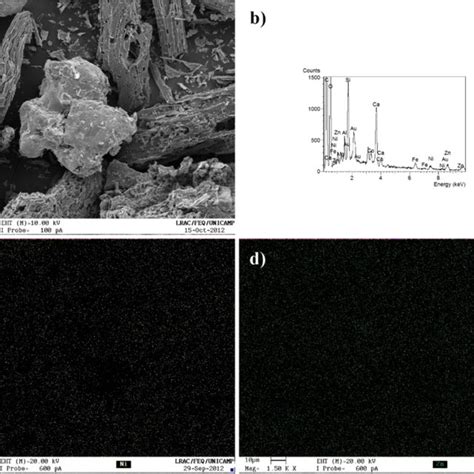 A Scanning Electron Microscopy Sem Of Sba B Edx Spectrum Of Sba