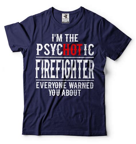 Firefighter T-shirt Funny Occupation Firefighter Gift for Him - Etsy