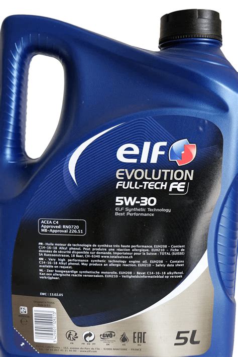 Elf Evolution Full Tech Fe 5w 30 Motoröl 5l Online Kaufen Öl Lieferant