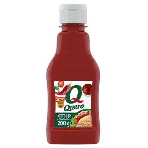 Ketchup Picante Quero Unidade 200g Dia Food Service