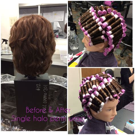 Single Halo Perm Wrap Oct 20 Permed Hairstyles Perm Hair Techniques