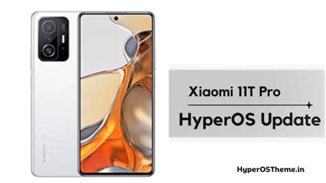 Xiaomi 11t Pro Hyperos Update Download With Codename ‘vili Roms