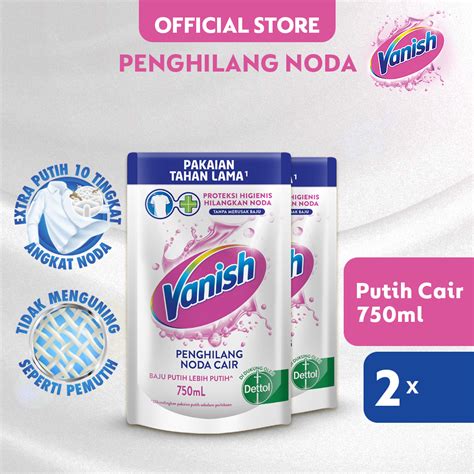 Jual Vanish Cair White Penghilang Noda 750ml X2 Kebutuhan Rumah