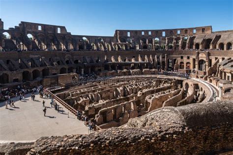 Interior View Of The Majestic Roman Colosseum Editorial Stock Photo