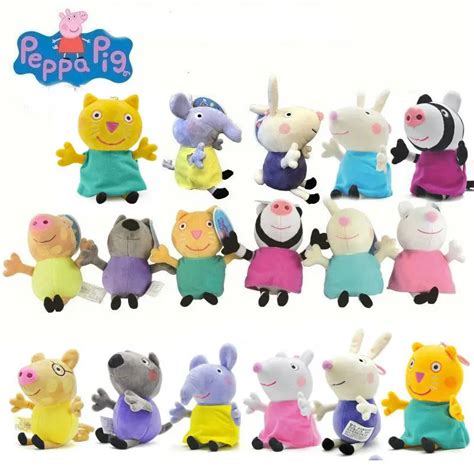 19cm Genuine Peppa Pig Pedro Pony Peppa Pig Rebecca Richard Rabbit