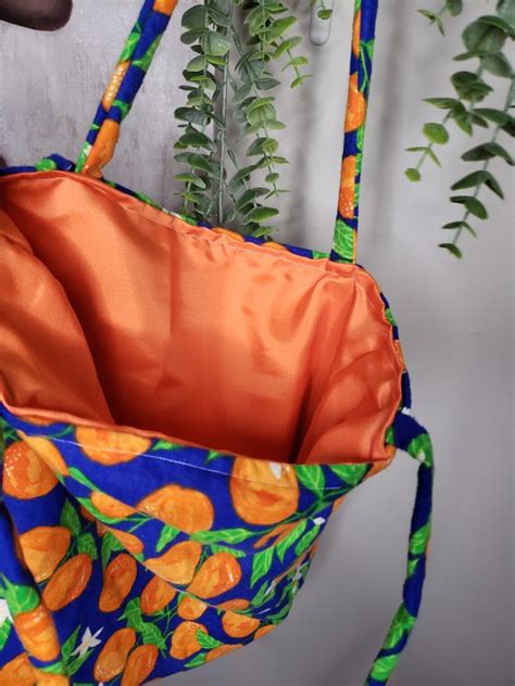 Oranges Tote Bag Oranges Print Tote Fruit Tote Bag Etsy