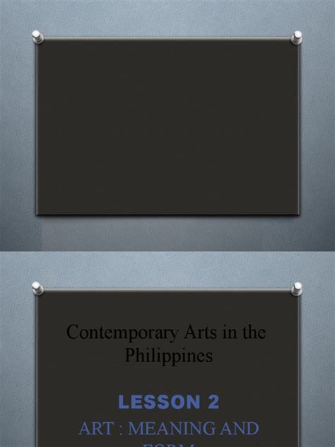 Share Cpar Lesson 2 Q1 Pdf Contemporary Art The Arts