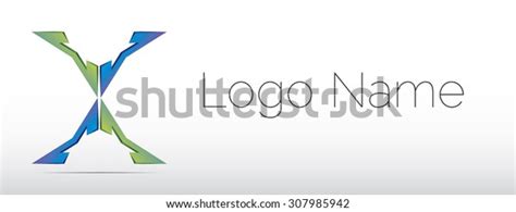 Vector Blue Green Logo Design Abstract Stock Vector (Royalty Free ...