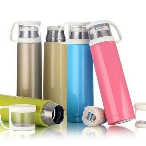 Multicolor Stainless Steel Hot Cold Insulated Vacuum Flask ML For Home Office And Travel