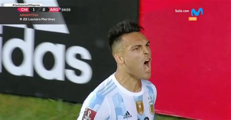 Lautaro Martínez Aprovechó Error De Claudio Bravo Y Marcó El 2 1 En Chile Vs Argentina Por