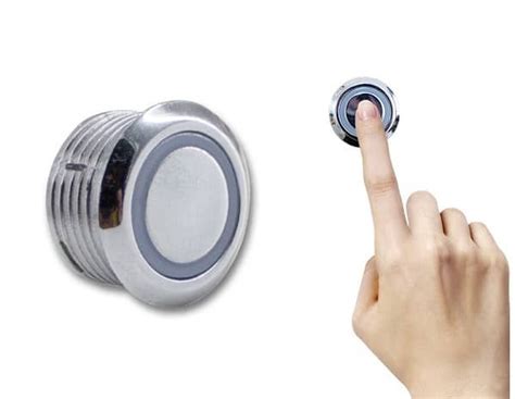 Сенсорный диммер - выключатель с BLUE подсветкой (5А, 12-60W, 24V-100W ...